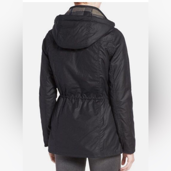 BARBOUR Waxed Cotton Orkney Tartan Jacket - Picture 2 of 11